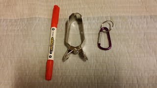 새장에 걸어 놓는 새 간식걸이 만들기 (make snack hooks used in bird cage)