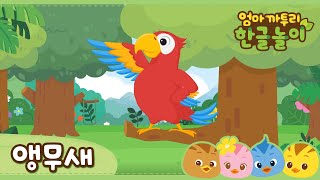 [엄마 까투리 한글놀이] 따라쟁이 앵무새편  | 자연관찰 | 동물도감