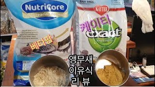 앵무새 이유식 리뷰!!(베타팜 VS 케이티)