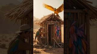 The Story Of The Suffering Of The Poor Farmer And The Parrot  #viralshort #trendingshorts #aishorts