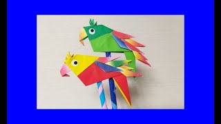 #앵무새#앵무새접시#아주쉬운 앵무새접기#민쓰아트#Origami - parrot