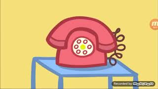 페파가 수지에게 전화해서 회색앵무새 랄라에게 전화했다