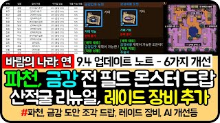 [바람의나라: 연] 무,소과금을 위한 파격 6가지 개선…