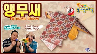 ?레드&화이트⚪️ 귀엽고 깜찍한 #앵무새?접기 (EP22 Parrot/Cockatoo) - JISADONG ORIGAMI CLASS S3